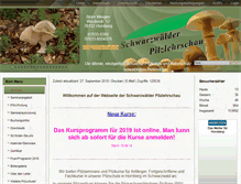 Tablet Screenshot of pilzzentrum.de